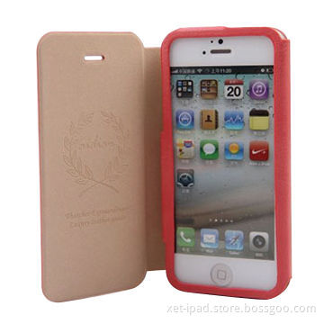 Protective cases for iPhone 5C, PU Leather